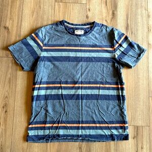 Fat Face Navy Graphic Men's Medium Shirt British Designed